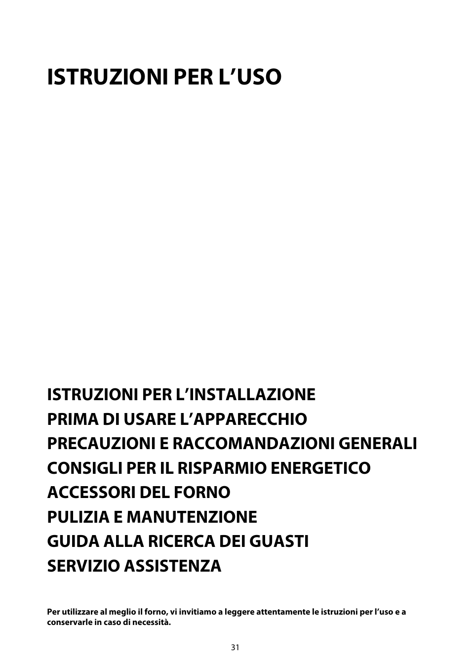 Istruzioni per l’uso | Whirlpool ACM812 User Manual | Page 30 / 39