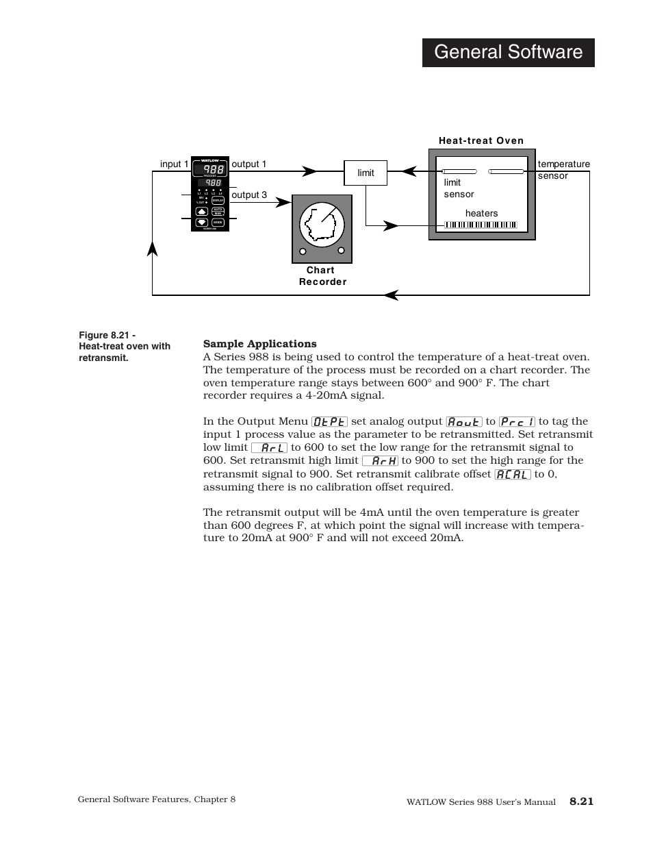 General software | Watlow Series 988 User Manual | Page 137 / 153