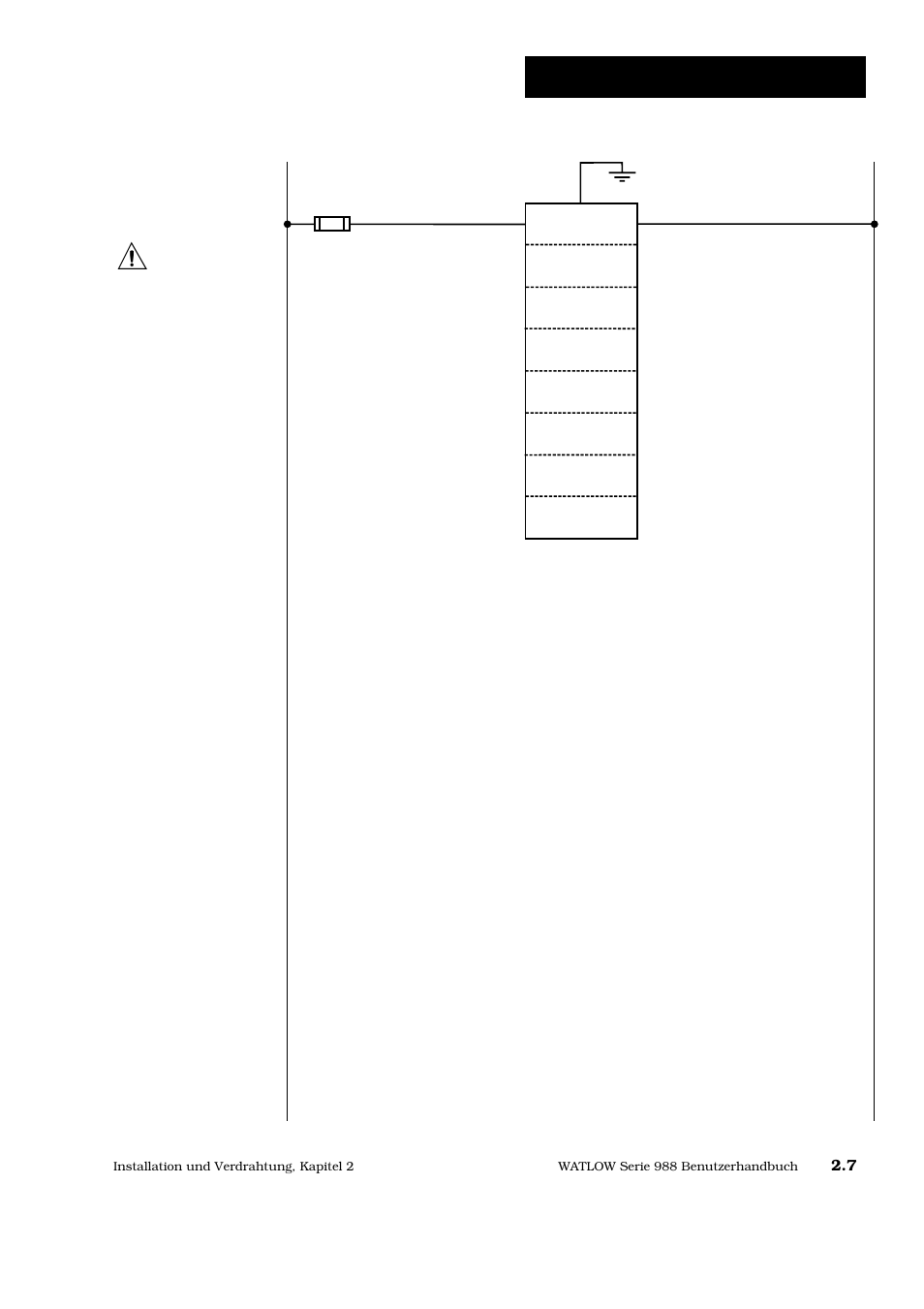 Verdrahtungsaufzeichnung | Watlow Series 988 User Manual | Page 16 / 128