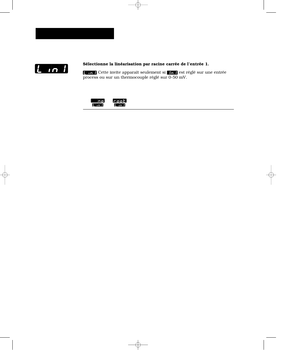 Linéarisation 1, Lin1, Configuration - entrée | Watlow Series 988 User Manual | Page 38 / 132