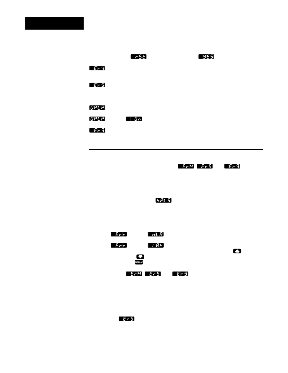 Error code actions, Error codes | Watlow Series 988LF User Manual | Page 52 / 64