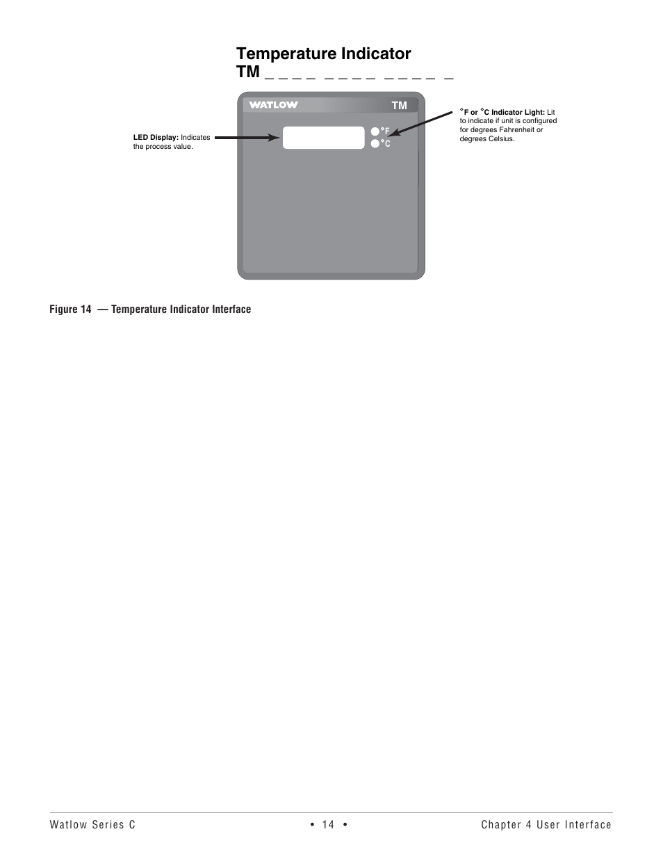 Tm _ _ _ _ _ _ _ _ _ _ _ _ _ temperature indicator | Watlow Series TM User Manual | Page 16 / 25