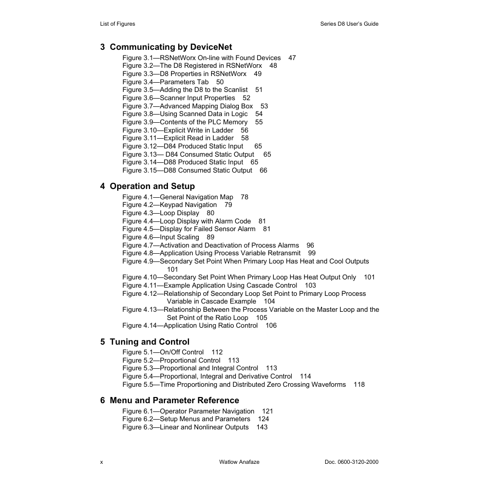 Watlow Series D8 User Manual | Page 12 / 232