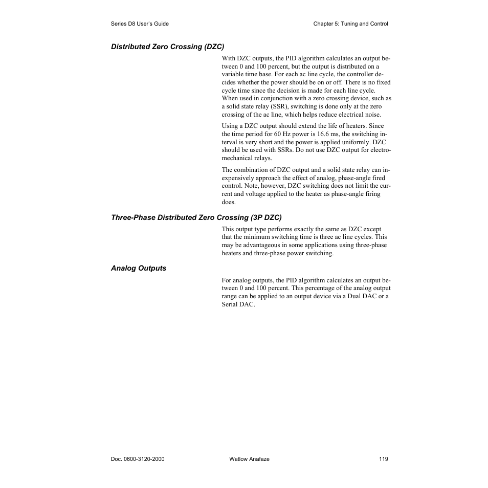 Watlow Series D8 User Manual | Page 137 / 232