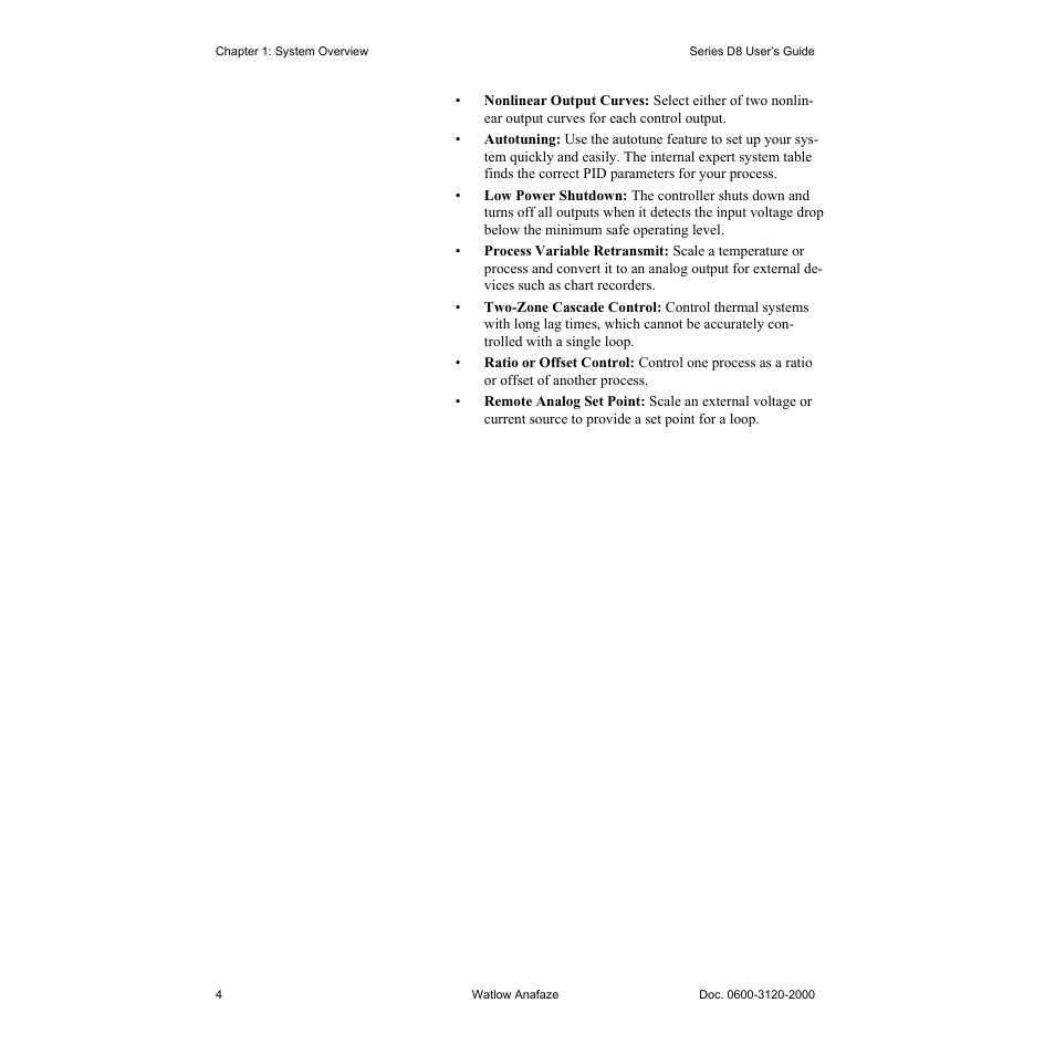 Watlow Series D8 User Manual | Page 22 / 232