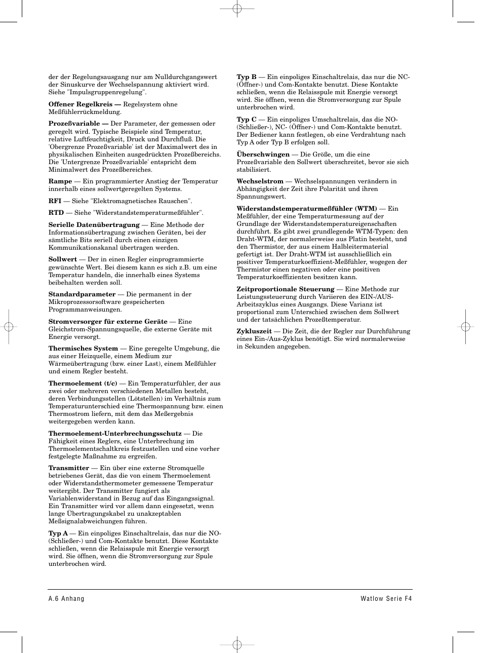 Watlow Series F4 User Manual | Page 102 / 112