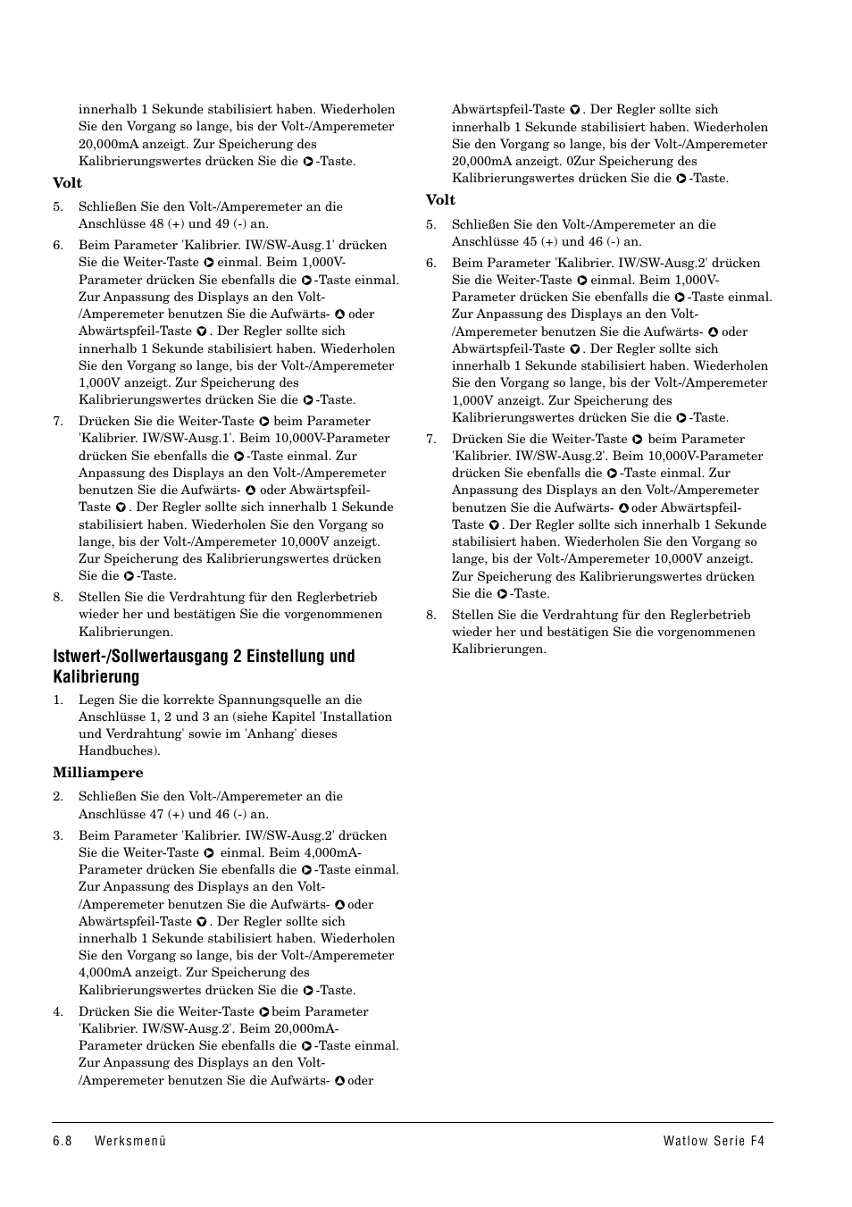 Watlow Series F4 User Manual | Page 34 / 112