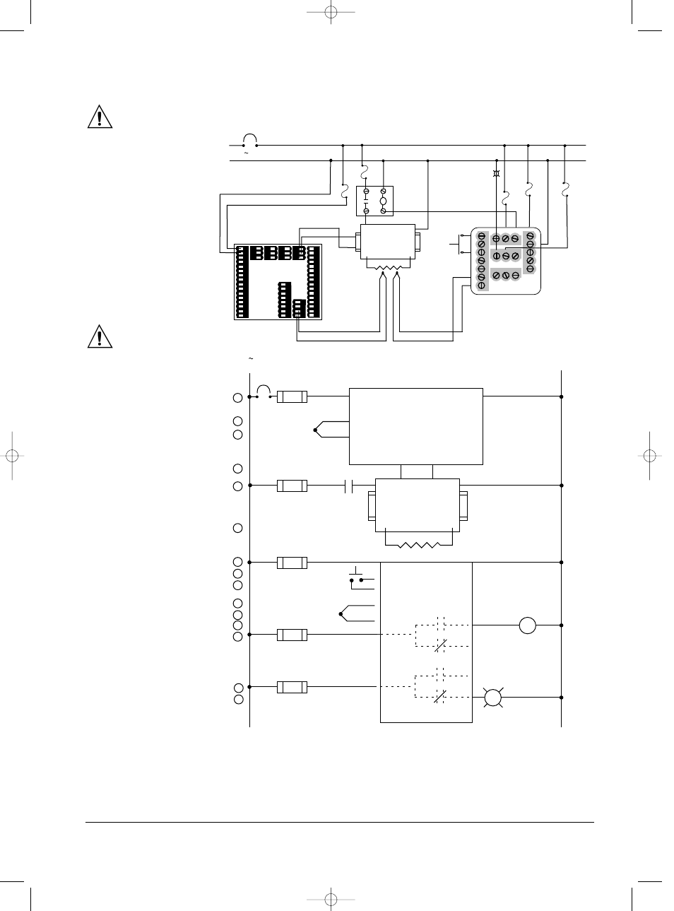 Verdrahtungsbeispiel, L2 l1 t1 t2 | Watlow Series F4 User Manual | Page 95 / 112