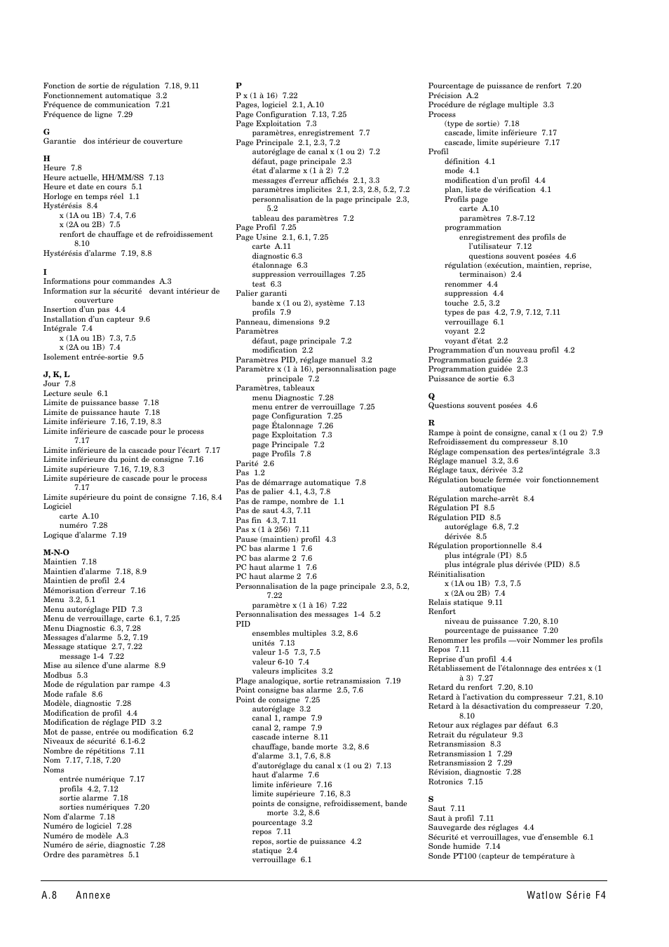 Watlow Series F4 User Manual | Page 102 / 108