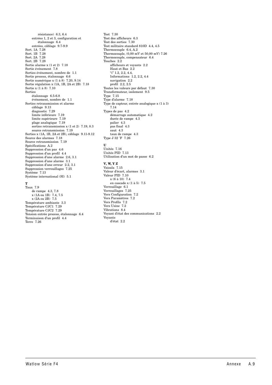 Watlow Series F4 User Manual | Page 103 / 108
