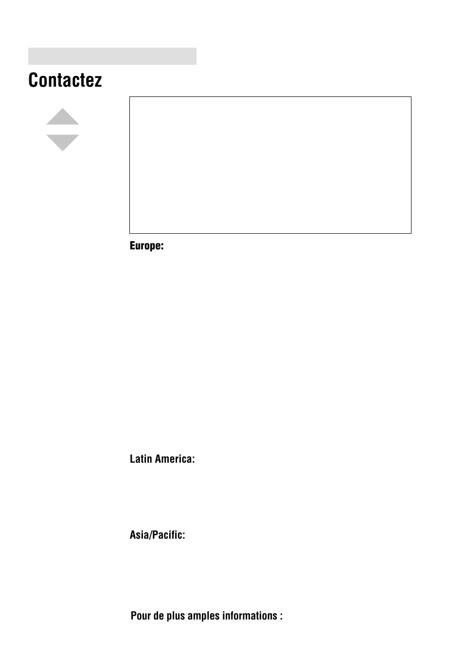 Contactez, Europe, Latin america | Asia/pacific, Pour de plus amples informations | Watlow Series F4 User Manual | Page 108 / 108