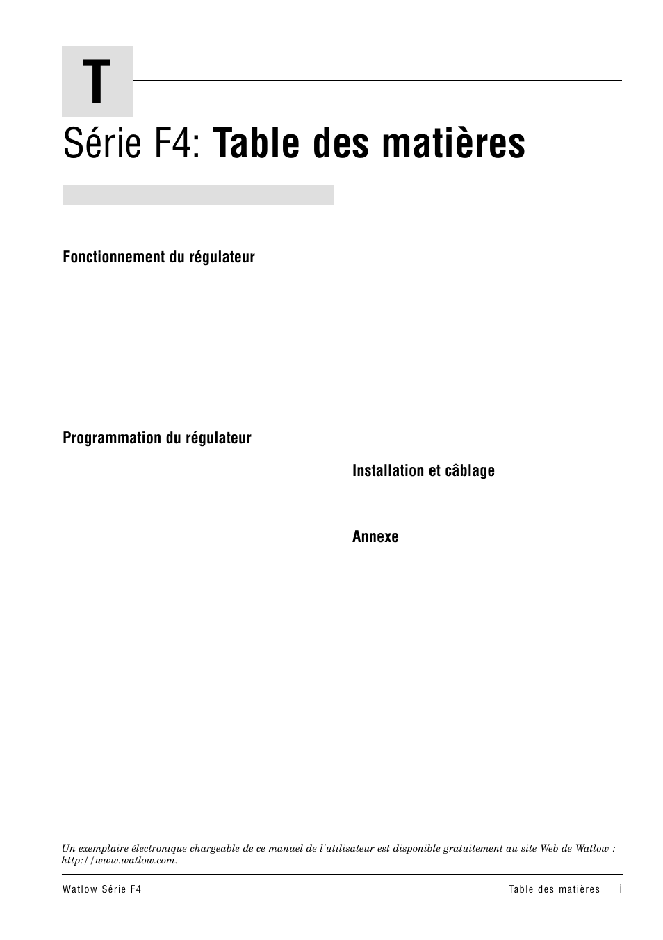 Watlow Series F4 User Manual | Page 3 / 108