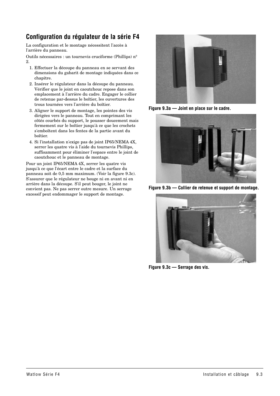 Configuration du régulateur de la série f4 | Watlow Series F4 User Manual | Page 79 / 108