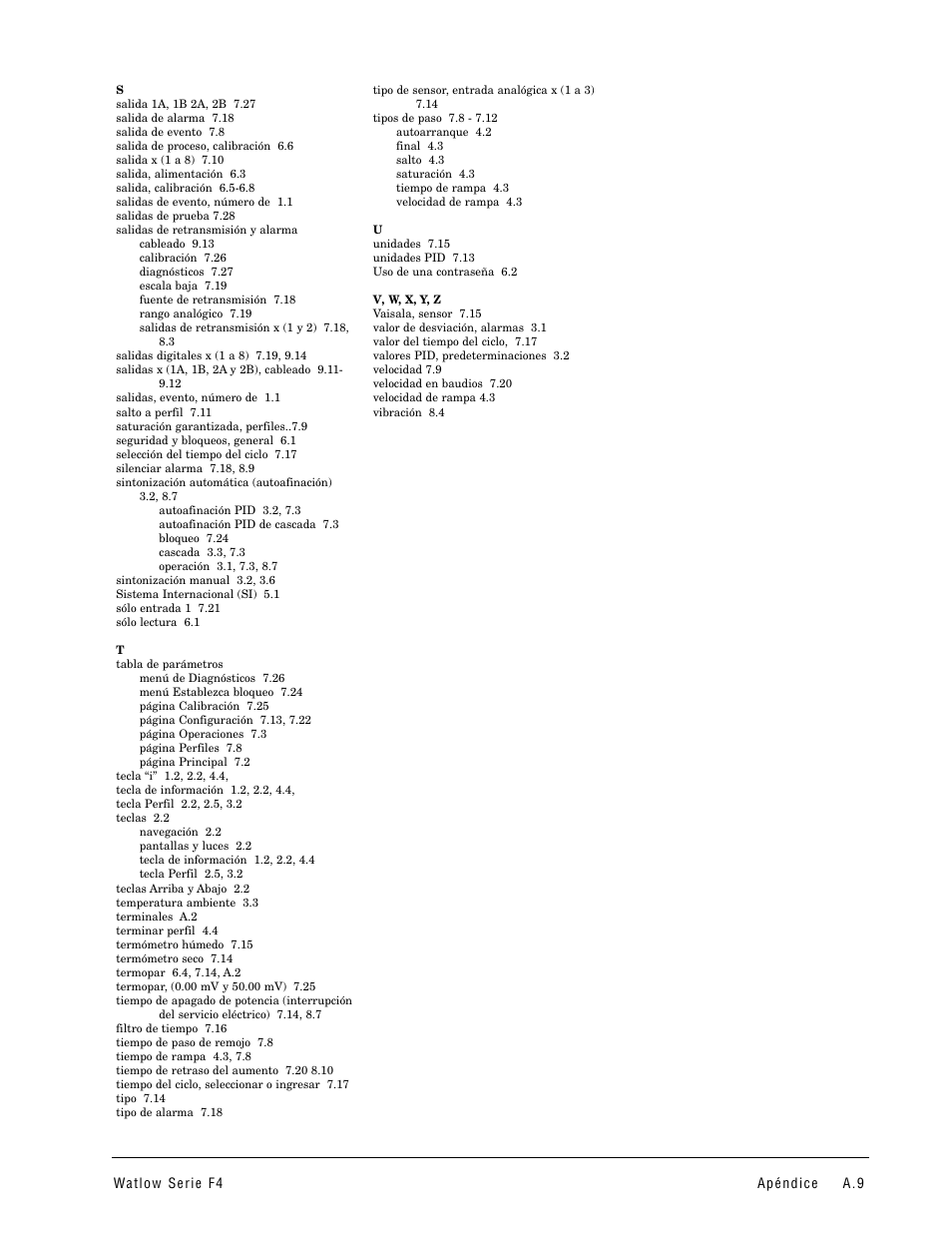 Watlow Series F4 User Manual | Page 101 / 108