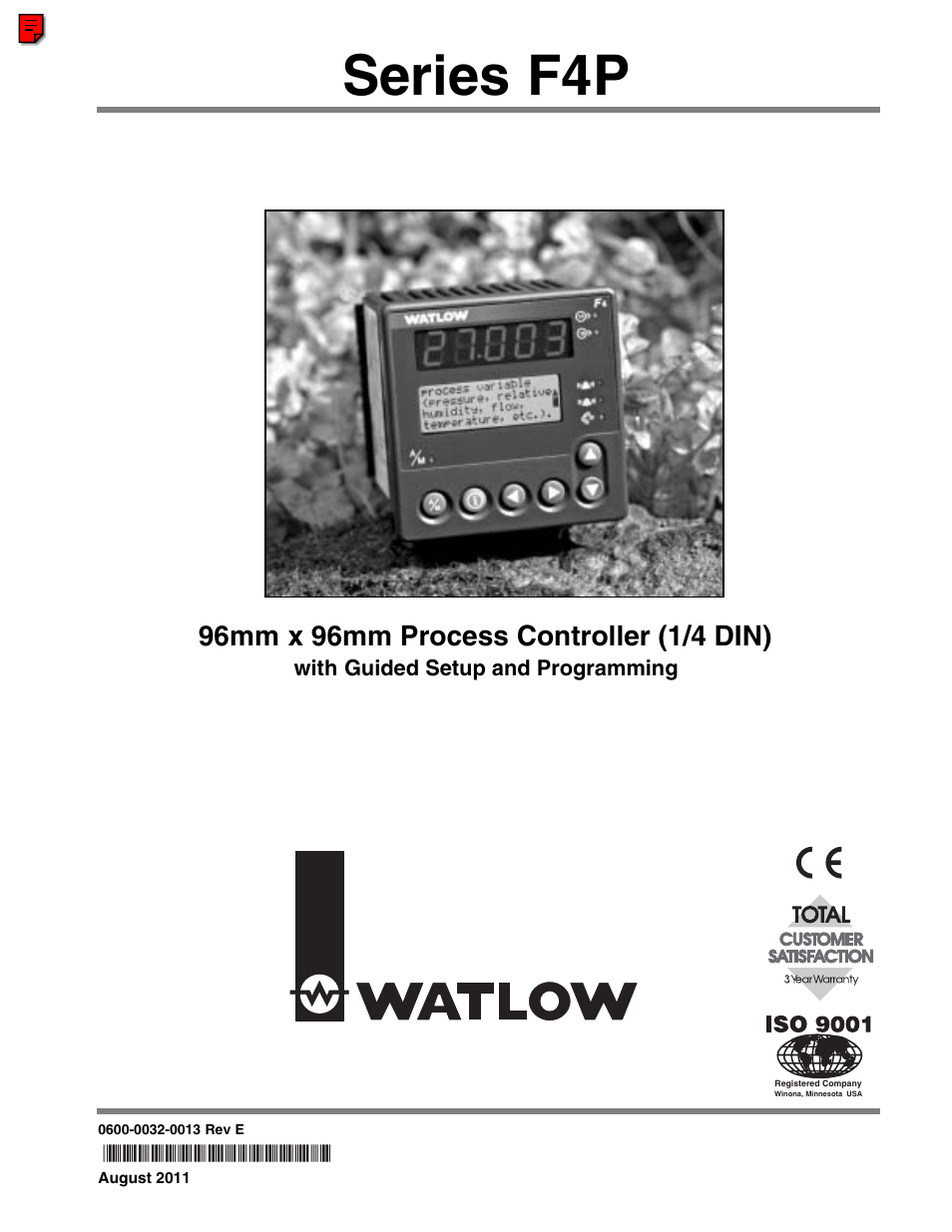 Watlow Series F4P User Manual | 124 pages