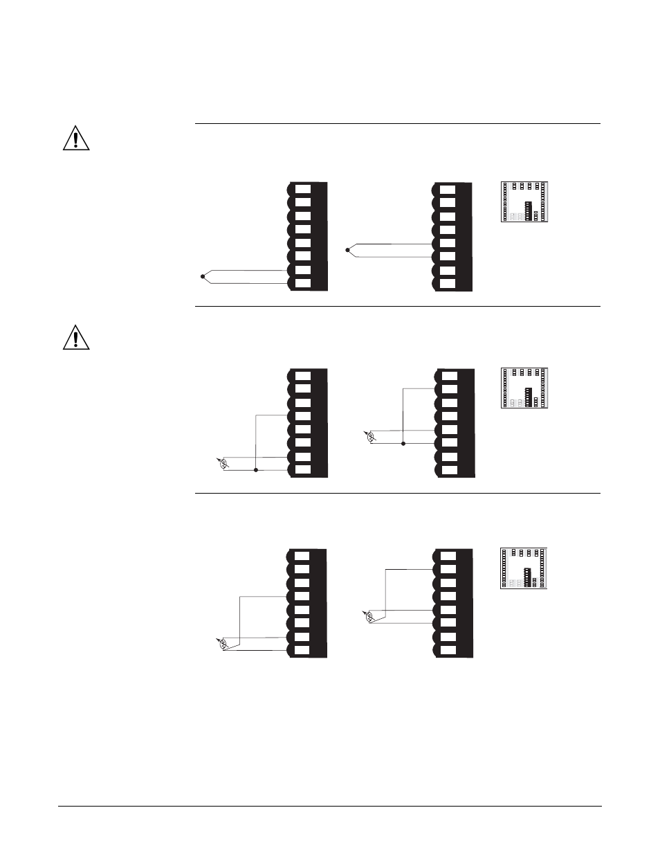 Inputs x (2 and 3), Thermocouple, Figure 8.7a | Figure 8.7b, Figure 8.7c | Watlow Series F4P User Manual | Page 85 / 124