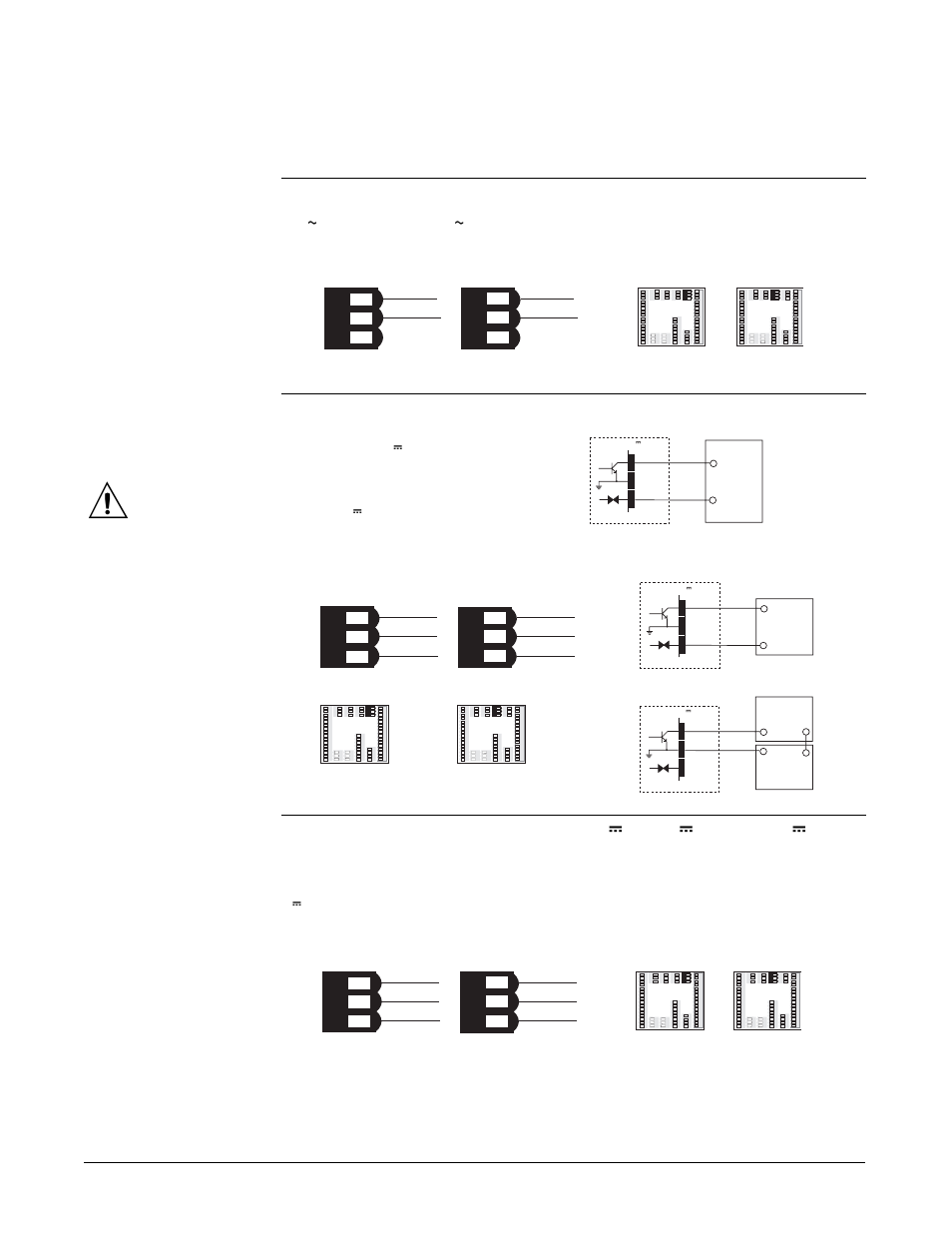 Outputs x (1a and1b ), Outputs 1a and 1b, Solid-state relay | Switched dc, open collector, Figure 8.10a, Figure 8.10b, Figure 8.10c | Watlow Series F4P User Manual | Page 88 / 124