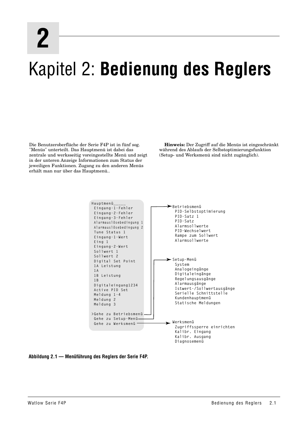 Kapitel 2: bedienung des reglers | Watlow Series F4P User Manual | Page 7 / 104