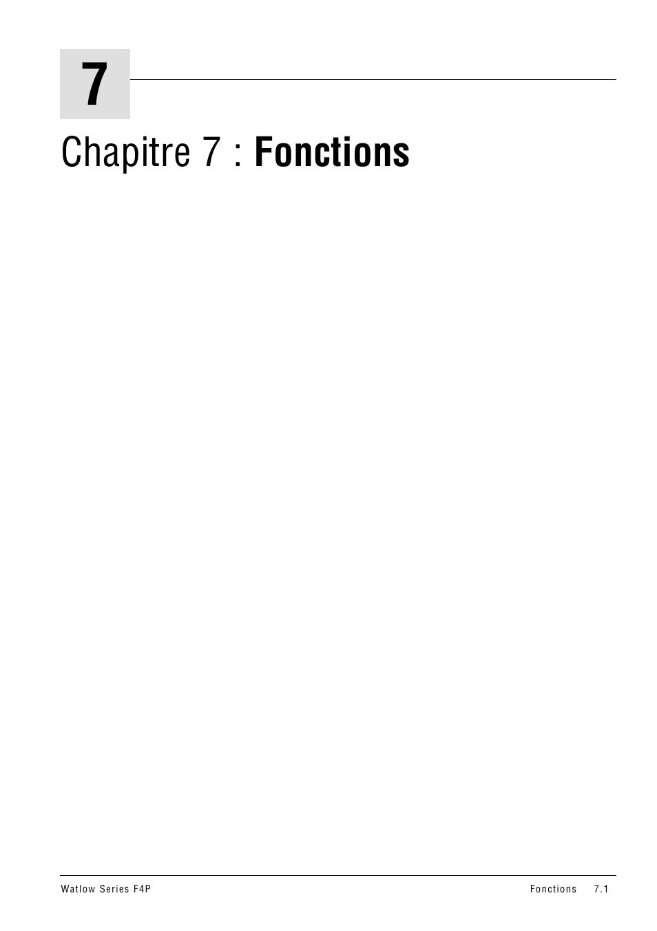 Chapitre 7 : fonctions | Watlow Series F4P User Manual | Page 55 / 104