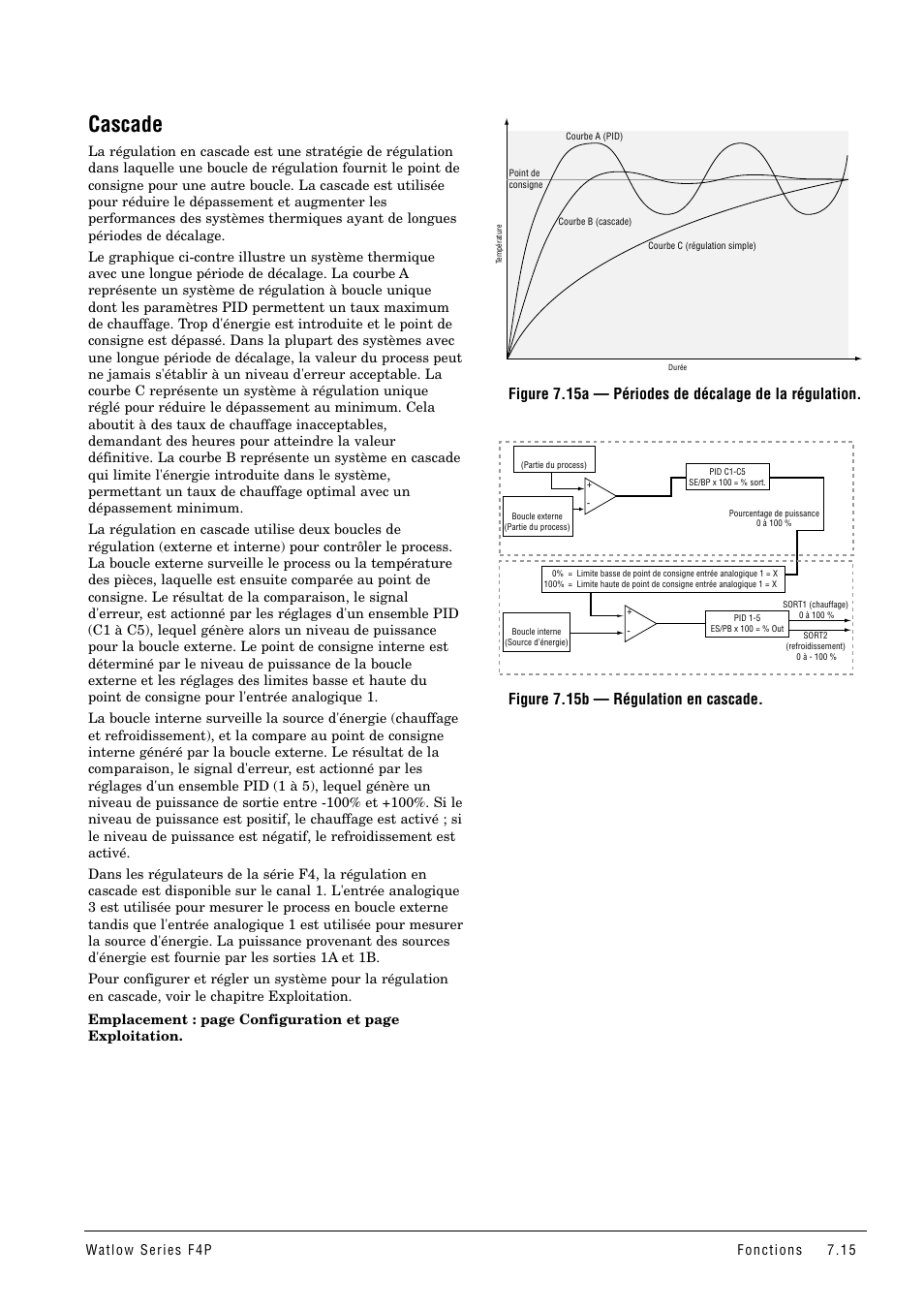 Cascade, Régulation en cascade | Watlow Series F4P User Manual | Page 69 / 104