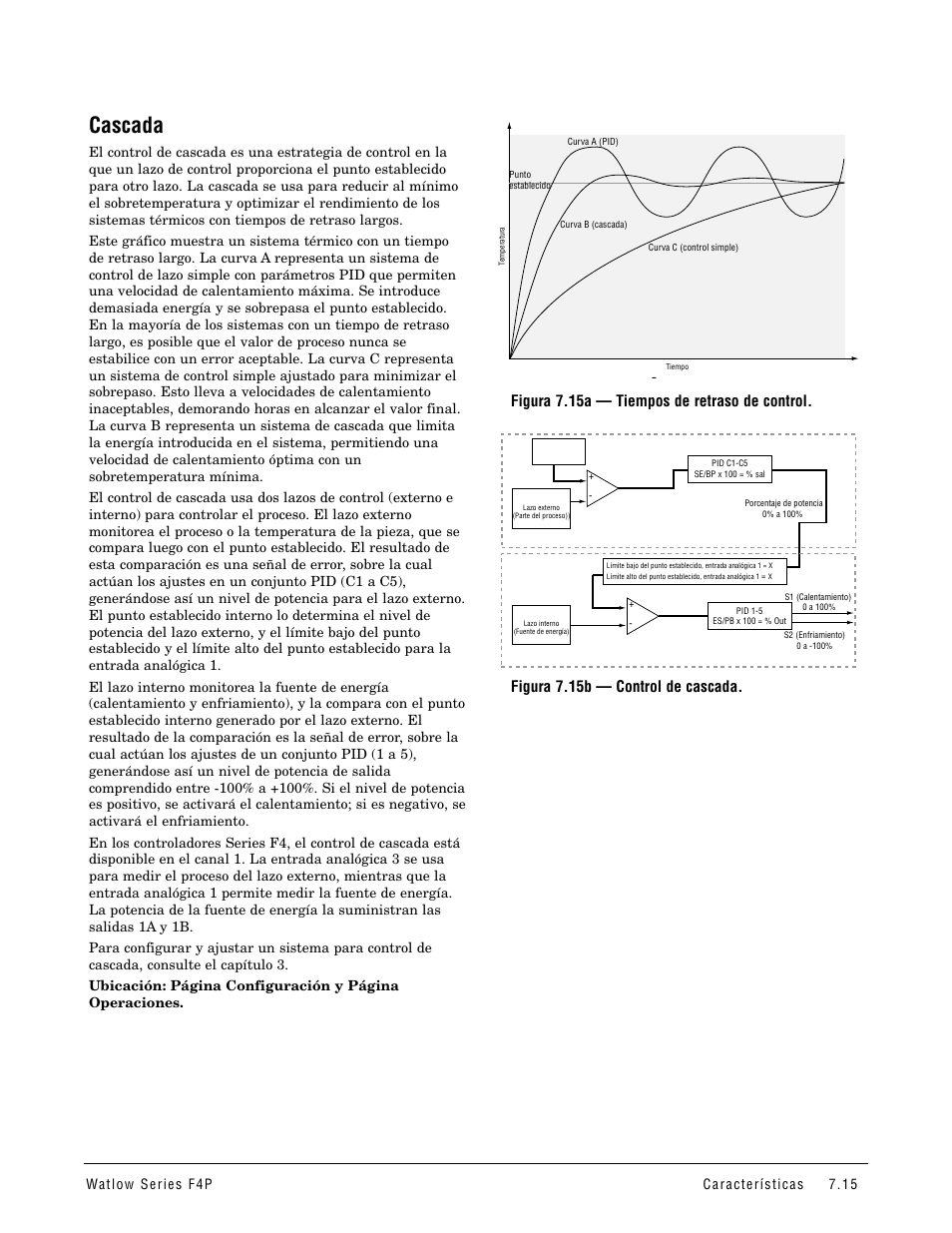 Cascada, Control de cascada | Watlow Series F4P User Manual | Page 69 / 104
