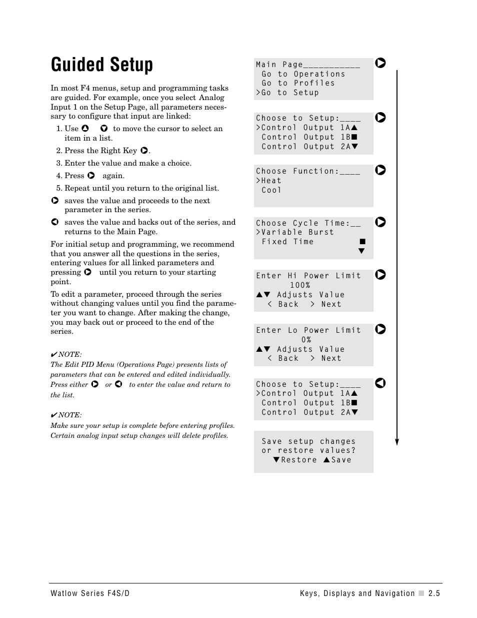 Guided setup | Watlow Series F4S/D User Manual | Page 13 / 152