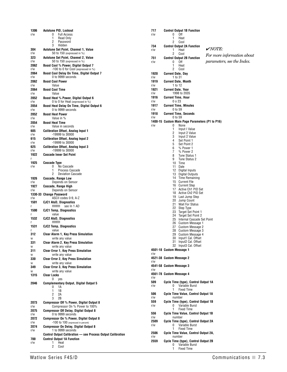 Watlow Series F4S/D User Manual | Page 79 / 152