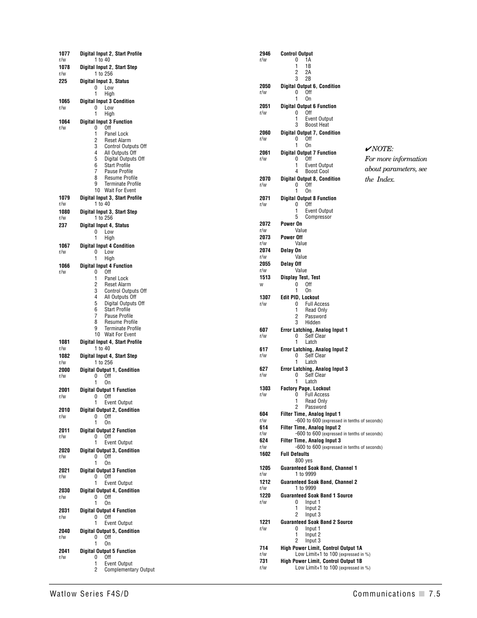 Watlow Series F4S/D User Manual | Page 81 / 152