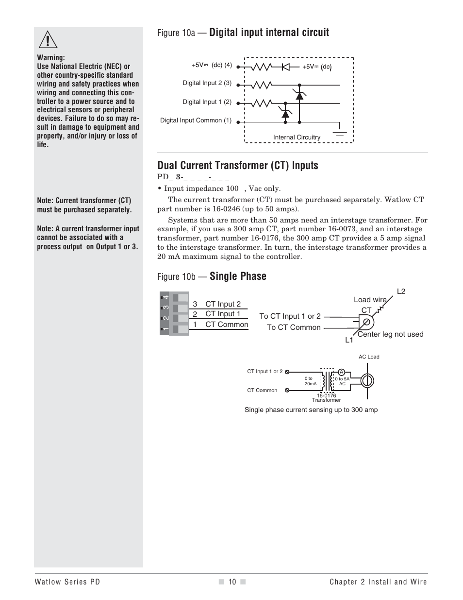 Single phase | Watlow Series PD User Manual | Page 12 / 188