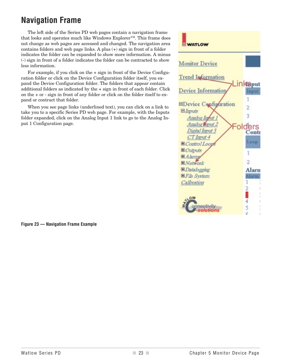 Navigation frame | Watlow Series PD User Manual | Page 25 / 188