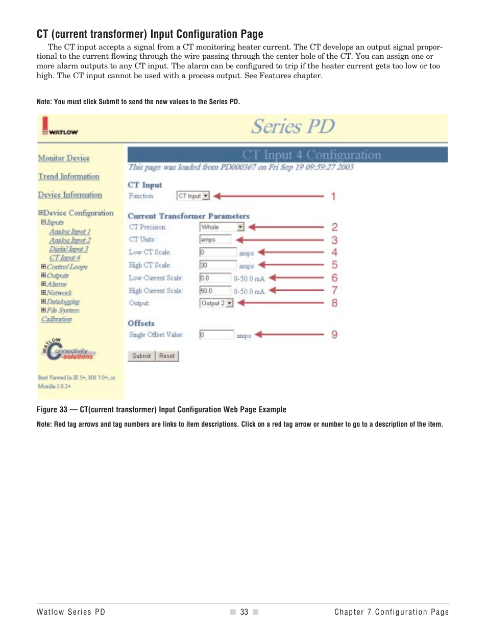 Ct (current transformer) input configuration page | Watlow Series PD User Manual | Page 35 / 188