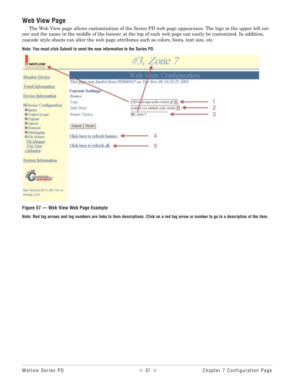 Web view page | Watlow Series PD User Manual | Page 59 / 188