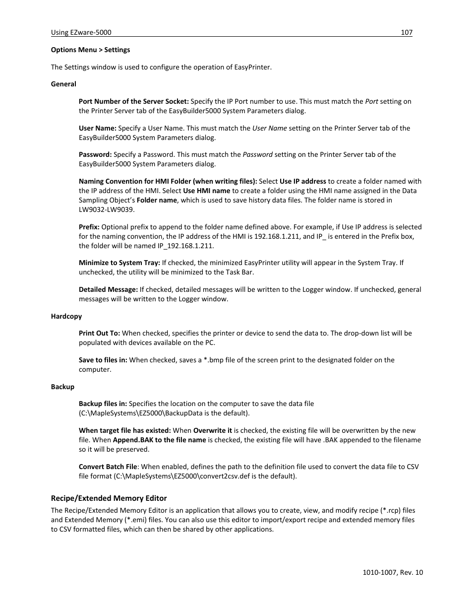 Recipe/extended memory editor | Watlow Silver Series User Manual | Page 115 / 204