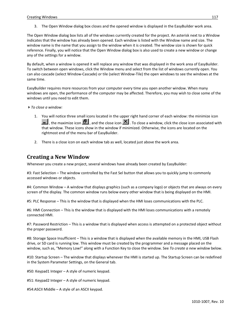 Creating a new window | Watlow Silver Series User Manual | Page 125 / 204