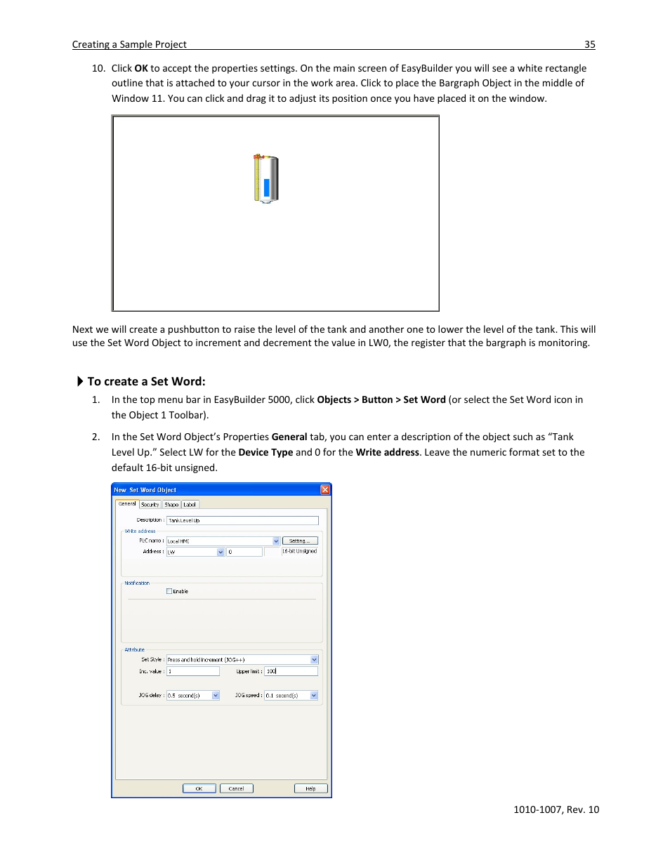 To create a set word | Watlow Silver Series User Manual | Page 43 / 204