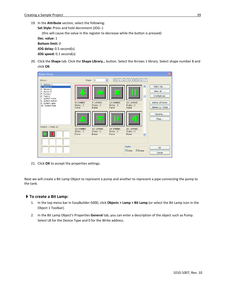 To create a bit lamp | Watlow Silver Series User Manual | Page 47 / 204