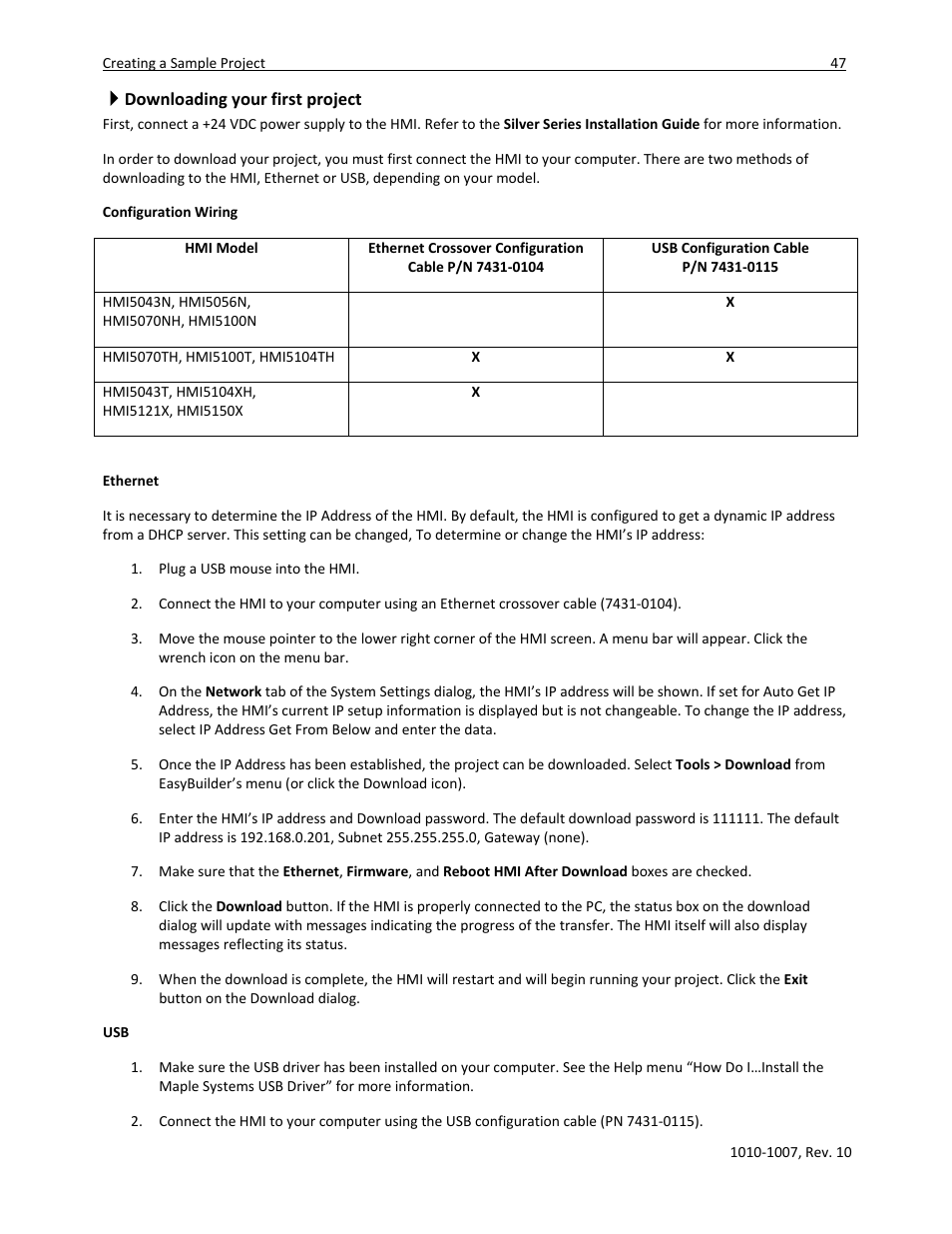 Downloading your first project | Watlow Silver Series User Manual | Page 55 / 204