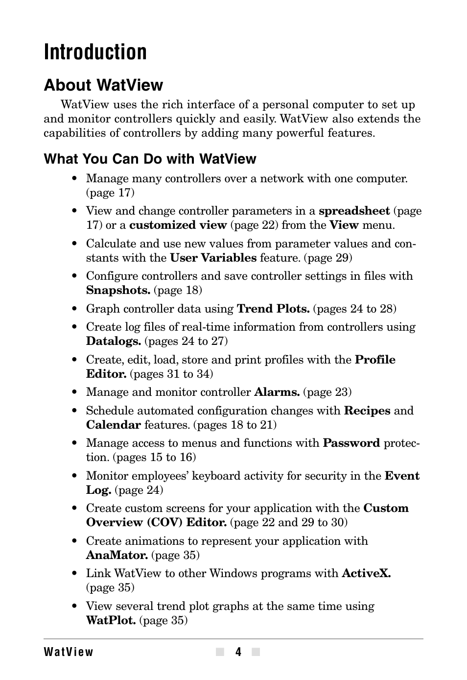 Introduction, About watview | Watlow WATVIEW User Manual | Page 4 / 36