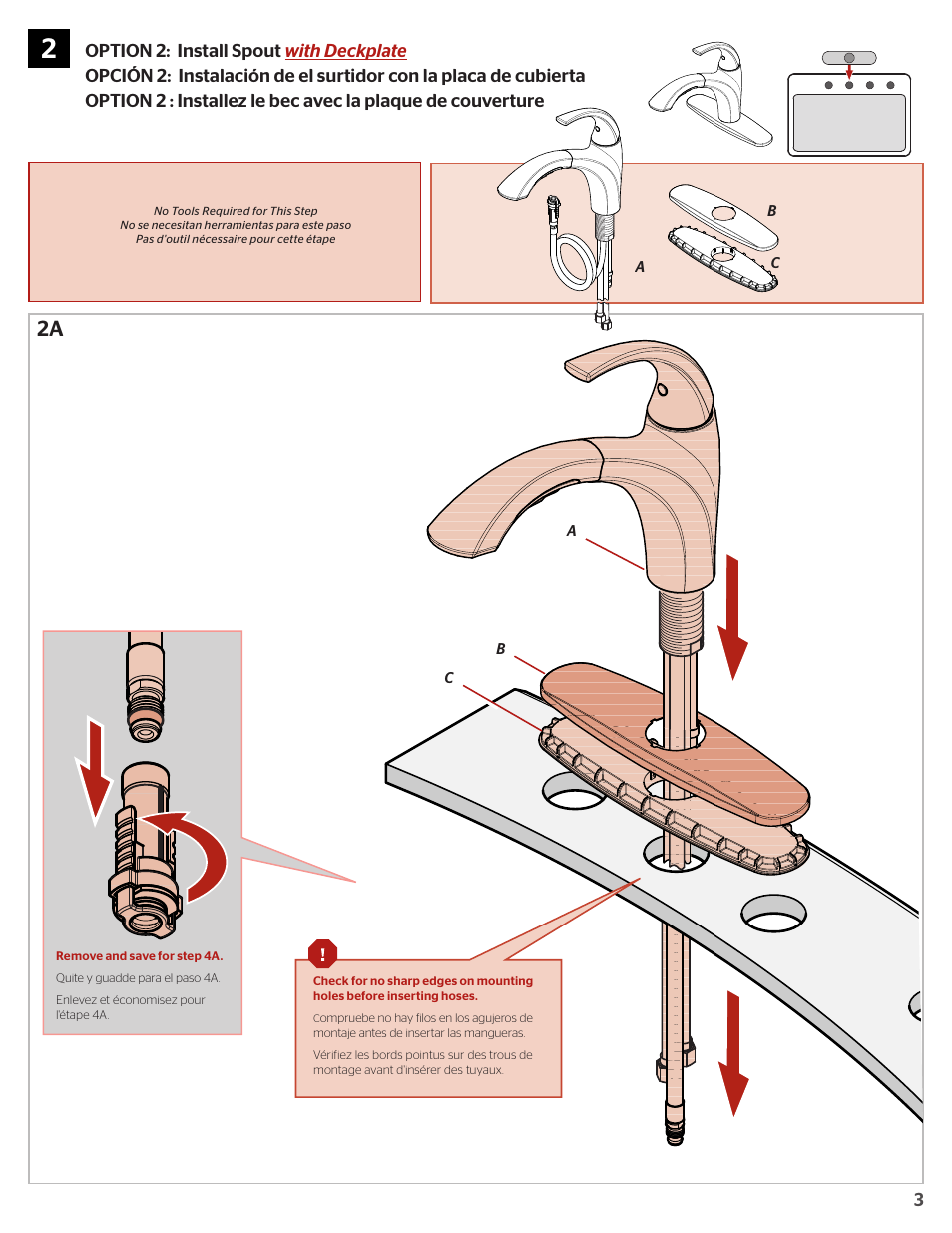 Pfister F-534-PSLC User Manual | Page 3 / 10