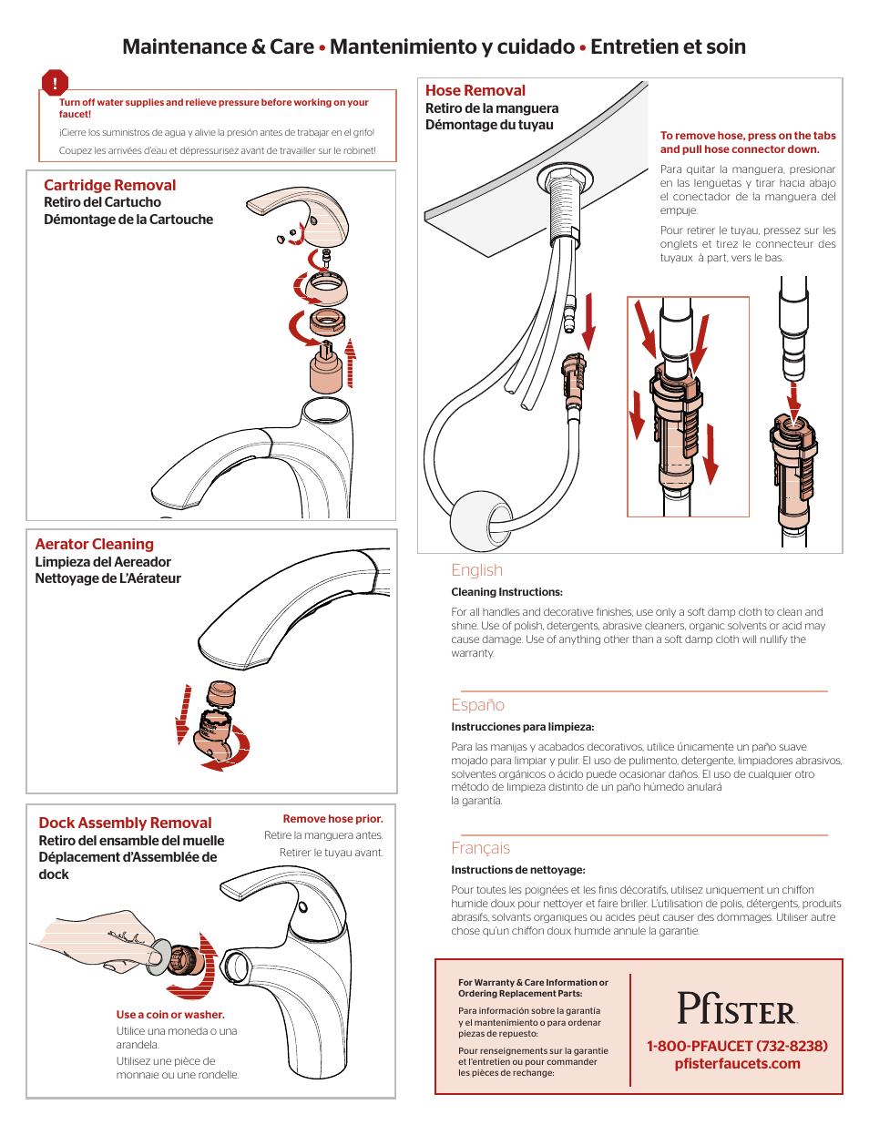 Pfister F-534-PSLC User Manual | Page 3 / 4