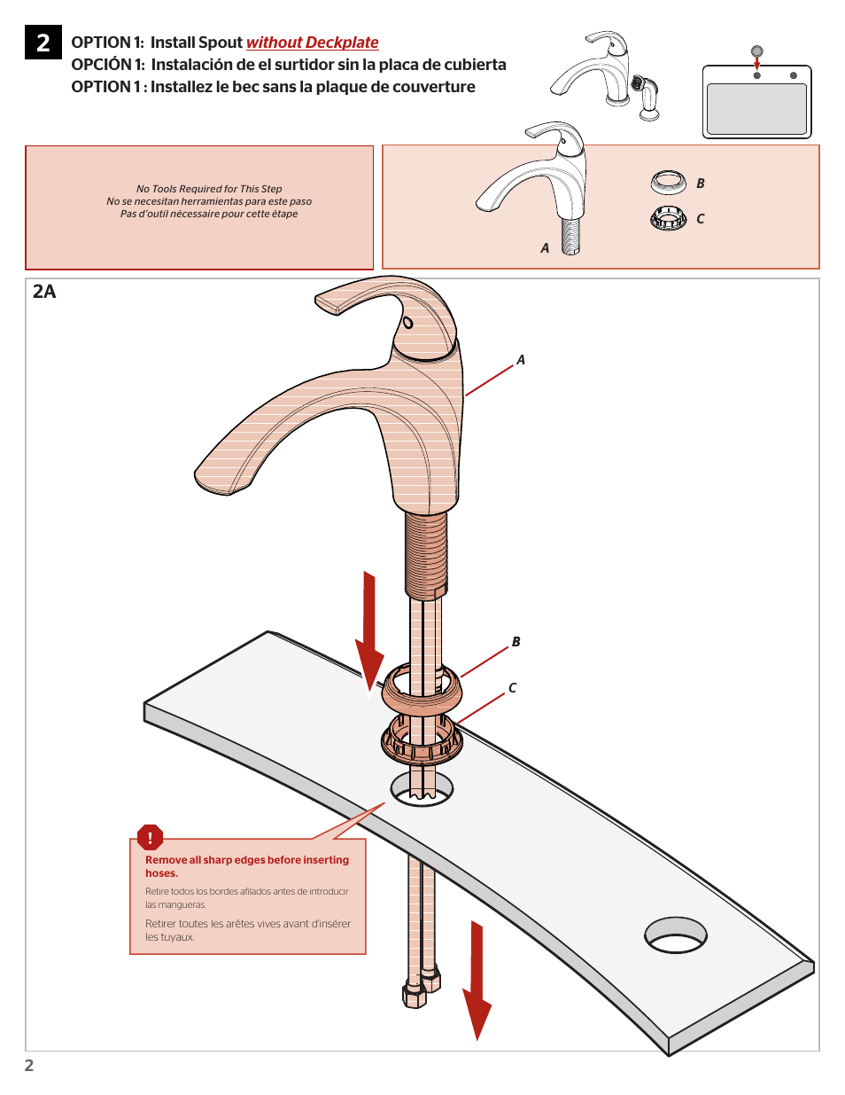 Pfister F-034-4SLS User Manual | Page 2 / 8
