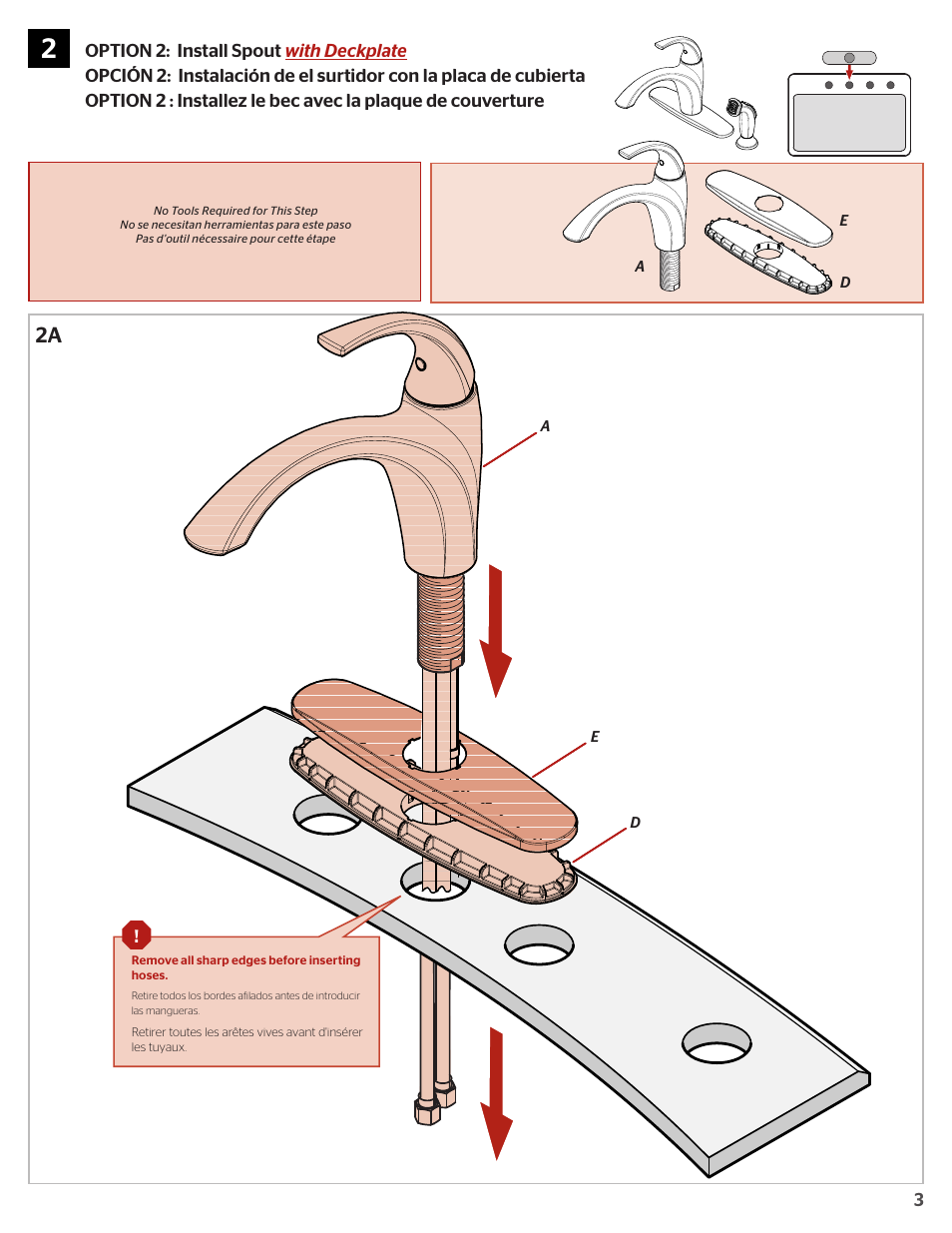 Pfister F-034-4SLS User Manual | Page 3 / 8