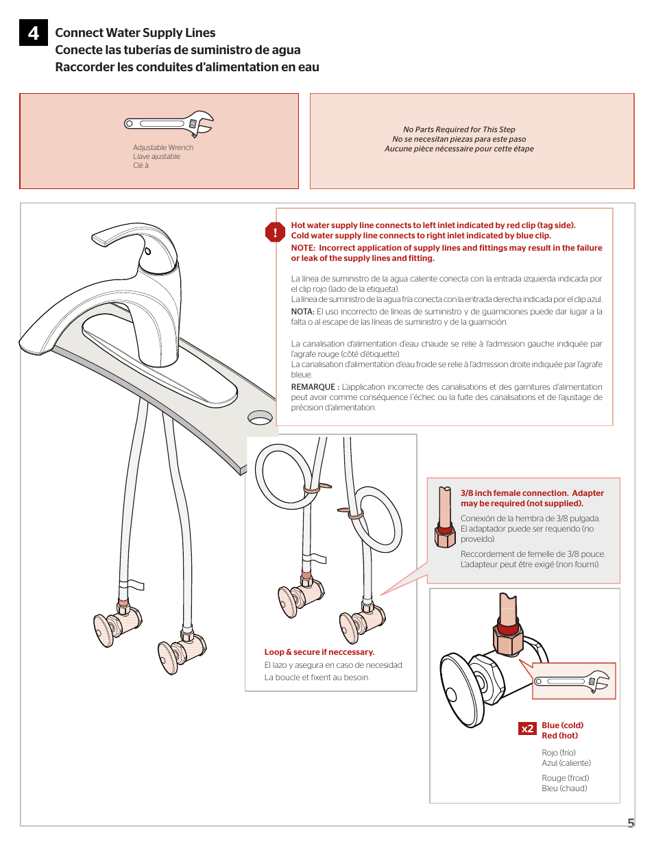 Pfister F-034-4SLS User Manual | Page 5 / 8