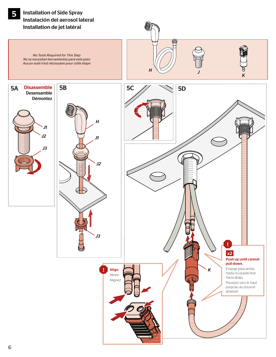 5b 5c | Pfister F-034-4SLS User Manual | Page 6 / 8