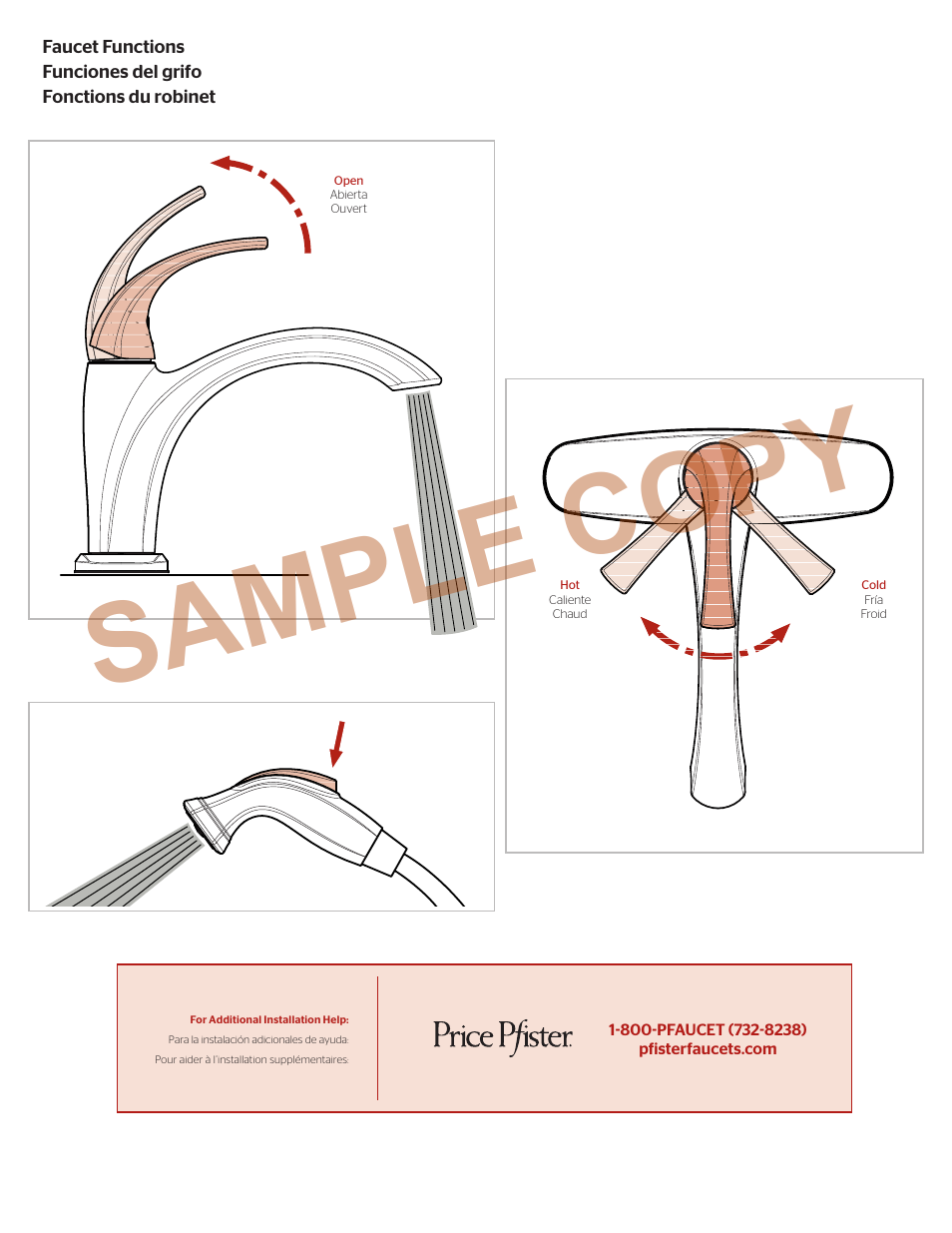 Sample copy | Pfister F-034-4SLS User Manual | Page 8 / 8