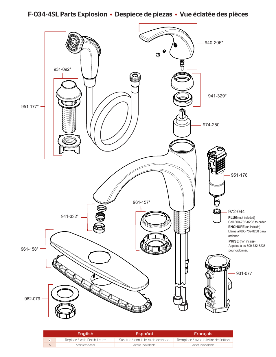 Pfister F-034-4SLS User Manual | Page 2 / 4