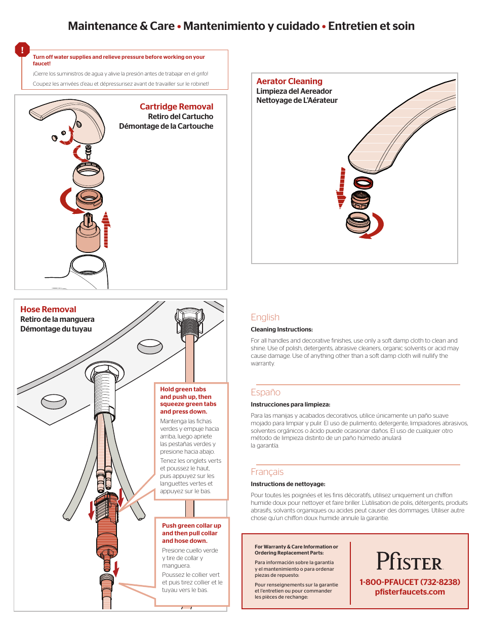 Pfister F-034-4SLS User Manual | Page 3 / 4