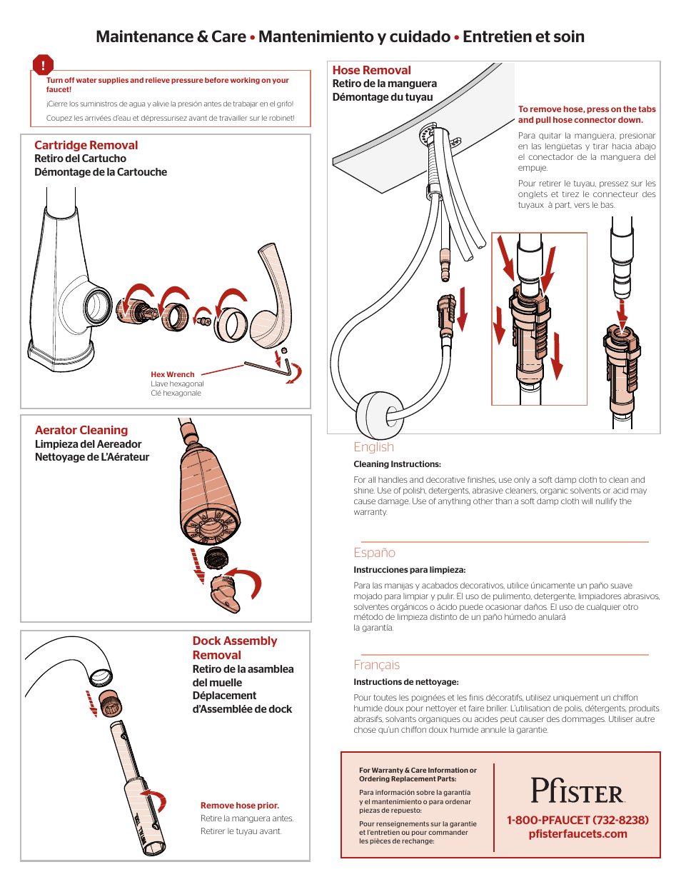 Pfister F-529-7SLS User Manual | Page 3 / 4