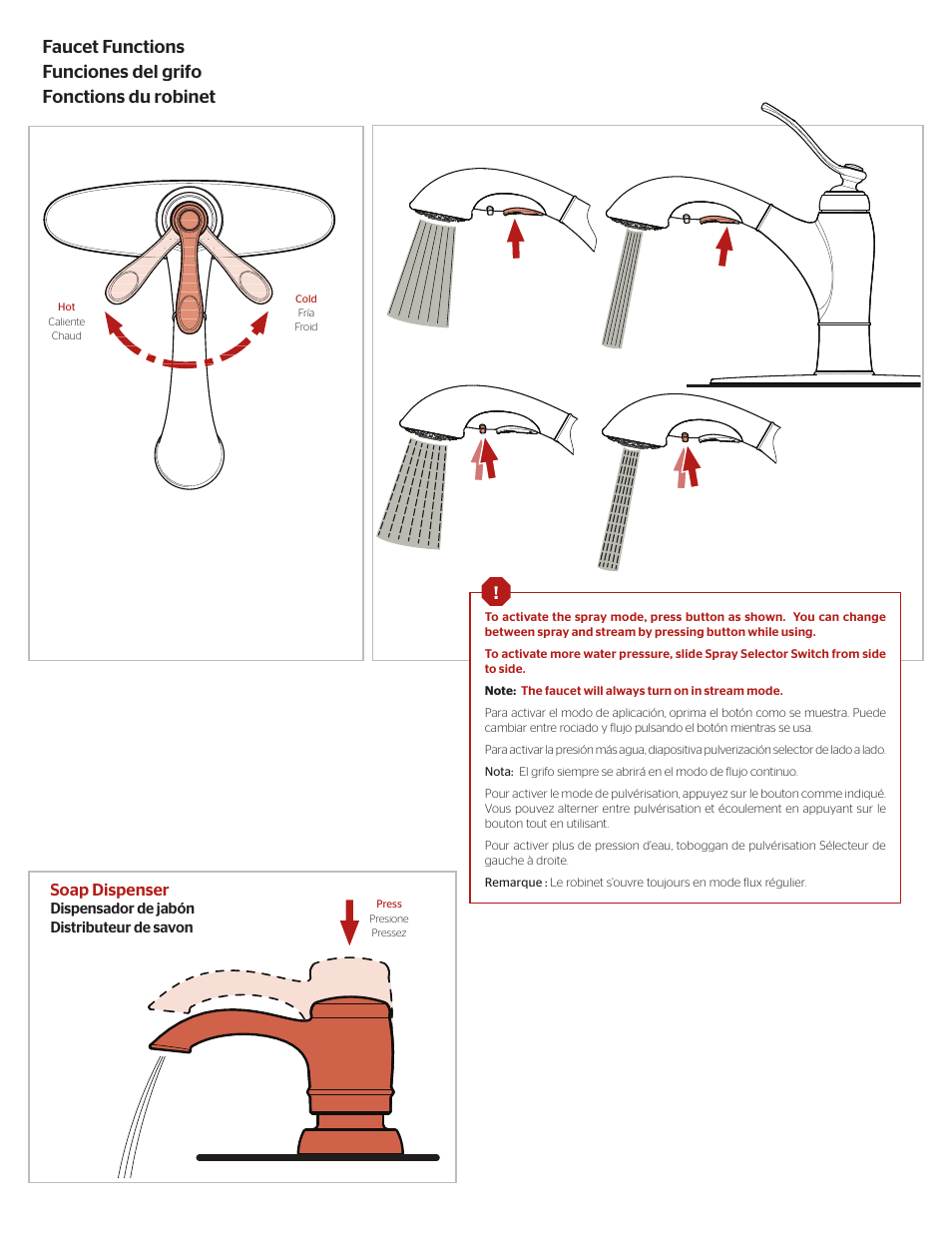 Soap dispenser | Pfister F-534-PGFS User Manual | Page 9 / 10