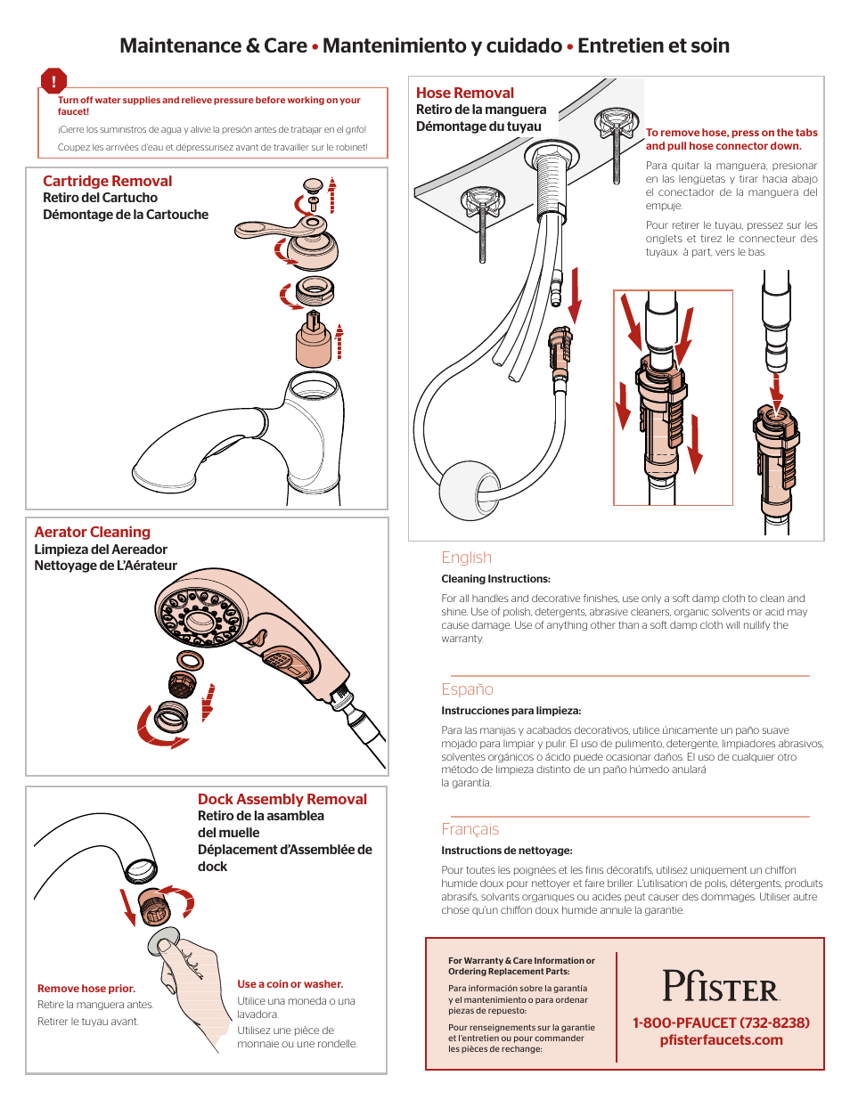 Pfister F-534-PGFS User Manual | Page 3 / 4